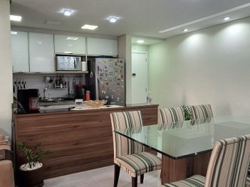 Vista Sala Jantar e Cozinha
